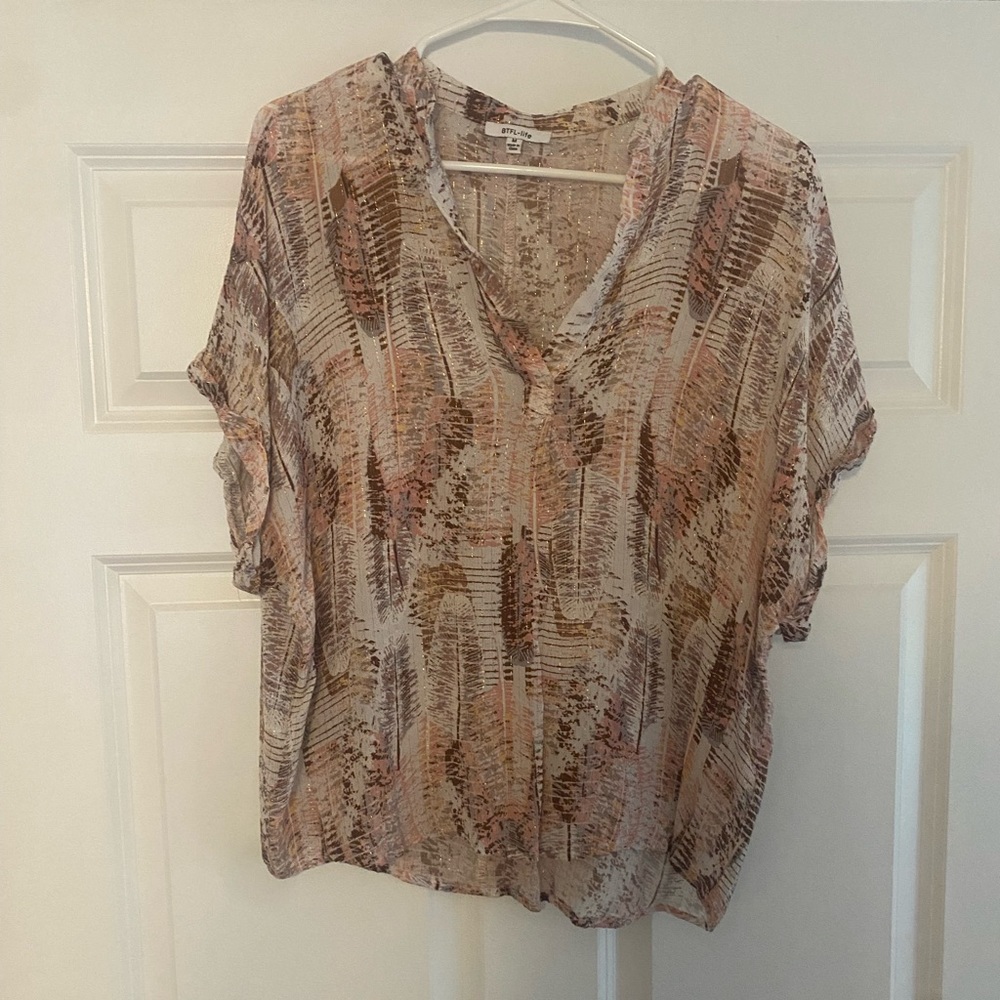 Vici metallic blouse